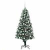 vidaXL Artificial Christmas Tree with 300 LEDs with Stand Green 180 cm