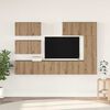 vidaXL TV Cabinet Set Wall-mounted 6 pcs Artisan Oak Engineered Wood