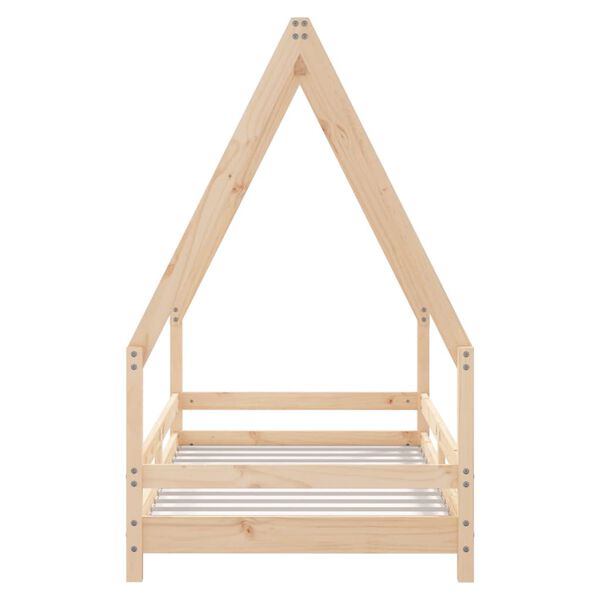 vidaXL Kids Bed Frame 80x160 cm Solid Wood Pine