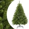 vidaXL Artificial Hinged Christmas Tree 180 cm PVC Light Green