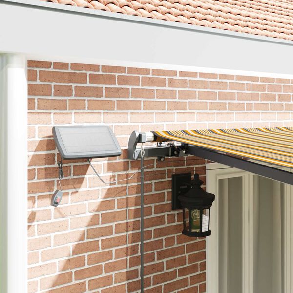 vidaXL Retractable Awning Manual Multicolour 600 x 300 cm Fabric