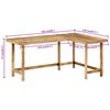 vidaXL Desk 165x110x75 cm Solid Wood Mango