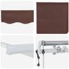 vidaXL Automatic Retractable Awning Brown 600x300 cm