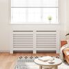 vidaXL Radiator Cover White 172x19x81.5 cm MDF