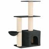 vidaXL Cat Tree with Sisal Scratching Posts Dark Grey 133 cm