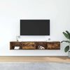 vidaXL TV Cabinets 2 pcs Smoked Oak 80x31x25.5 cm Engineered Wood