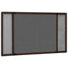 vidaXL Insect Screen | Brown frame, Black mesh