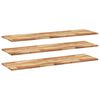 vidaXL Floating Shelves 3 pcs 120x40x2 cm Oil Finished Solid Wood Acacia