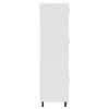 vidaXL Kitchen Cupboard Kalmar High Gloss White Engineered Wood