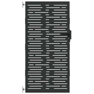 vidaXL Garden Gate 85x200 cm Corten Steel Square Design