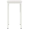 vidaXL Bar Table White 60 x 60 x 105 cm Solid Pine Wood