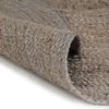 vidaXL Handmade Rug Jute Round 150 cm Grey
