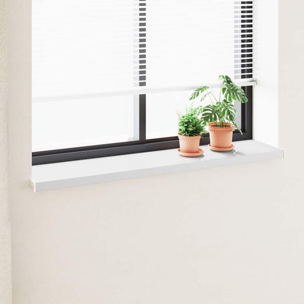 vidaXL Window Sill White 140 x 35 x 4.5 cm PVC