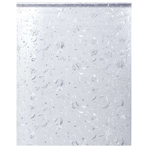vidaXL Window Film Frosted Flower Pattern 90x500 cm PVC