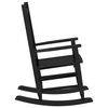 vidaXL Rocking Chairs for Children 2 pcs Black Solid Wood Poplar