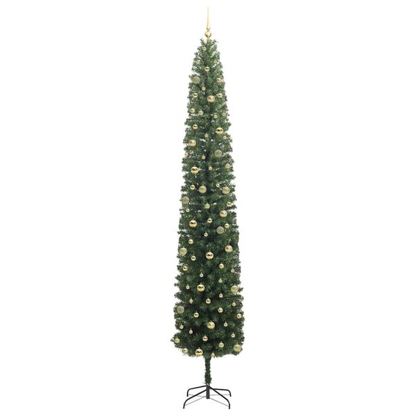 vidaXL Artificial Christmas Tree with 300 LEDs with Stand Green 300 cm