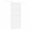 vidaXL Sliding Door White 93 x 202 cm Solid Pine Wood