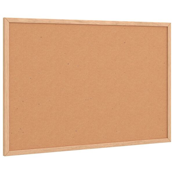 vidaXL Cork Board with Solid Pine Wood Frame 60x40 cm