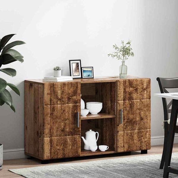 vidaXL Sideboard Old Wood 88.5 x 30.5 x 55.5 cm Engineered Wood