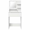 vidaXL Bedroom Dressing Tables with Drawer White 80 x 39.6 x 135 cm