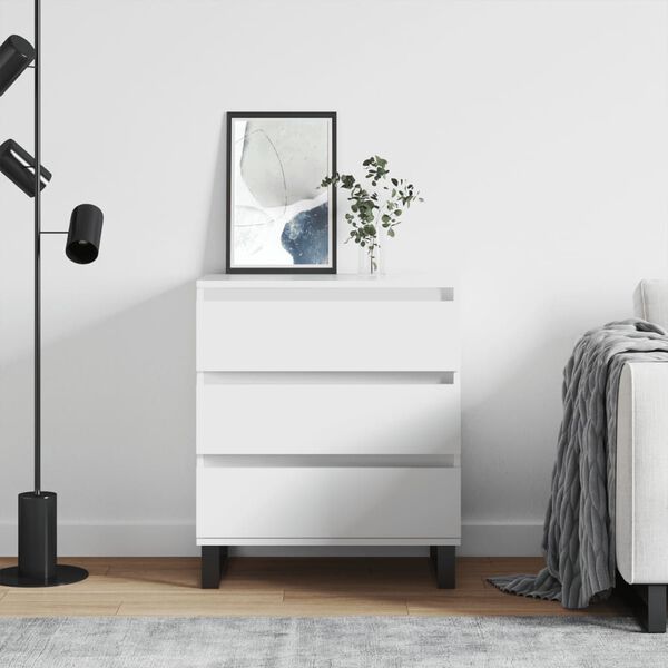 vidaXL Sideboard White 60x35x70 cm Engineered Wood