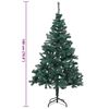 HI Christmas Tree with Metal Stand Green 180 cm