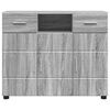vidaXL Wooden Cabinet Grey Sonoma 88.5 x 30.5 x 73 cm Engineered Wood
