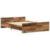 vidaXL Bed Frame without Mattress Old Wood 140x190cm Engineered Wood