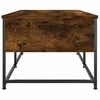 vidaXL Coffee Table Smoked Oak 100x51x40 cm Engineered Wood