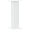 vidaXL Speaker Stands 2 pcs White 30x30x80 cm Engineered Wood