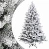 vidaXL Artificial Hinged Christmas Tree 150 cm PVC and Metal