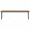 vidaXL Bench Artisian Oak 160 x 35 x 45 cm Engineered Wood