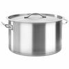 vidaXL Stock Pot 44 L 45x28 cm Stainless Steel