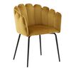 Venture Home Dining Chair Limhamn Velvet Black and Yellow