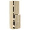 vidaXL Apothecary Cabinet&nbsp;Sonoma Oak 40x41x174.5 cm Engineered Wood