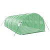 vidaXL Greenhouse with Steel Frame Green 24 m² 8x3x2 m