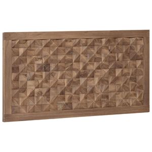 vidaXL Bed Headboard Natural Solid Teak Wood