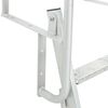 vidaXL 3-Step Dock Ladder Silver 58 x 77 x 144 cm Aluminium