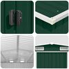vidaXL Garden Shed 257x580x181 cm Metal Green