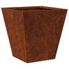 vidaXL Garden Planters 2 pcs 30x30x30 cm Weathering Steel
