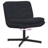 vidaXL Swivel Relaxing Chair Black 63 x 75 x 76 cm Velvet