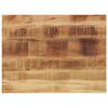 vidaXL Table Top 80x50x3,8 cm Rectangular Solid Wood Rough Mango