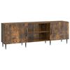 vidaXL TV Cabinet 150 x 31 x 50 cm Smoked Oak Engineered Wood