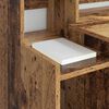 vidaXL Desk with Shelf Old Wood 97 x 45 x 90 cm Engineered Wood