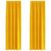 vidaXL Blackout Curtains 2 pcs Mustard Yellow 140 x 260 cm Velvet