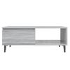 vidaXL Coffee Table Grey Sonoma 90x60x35 cm Engineered Wood