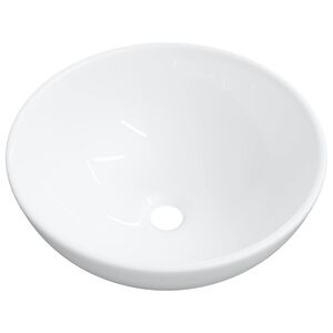 vidaXL Wash Basin White 28x28x10 cm Ceramic