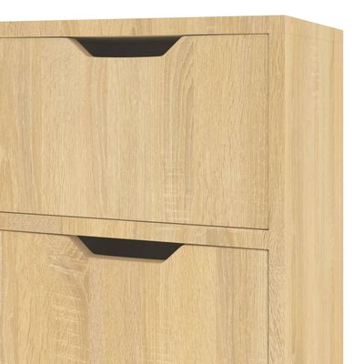 vidaXL Sideboard Sonoma Oak 90x30x72 cm Engineered Wood