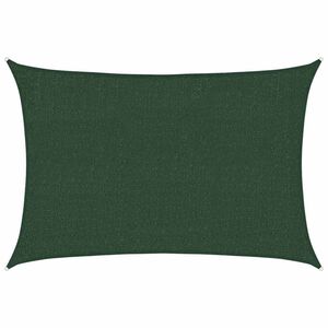 vidaXL Sunshade Sail 160 g/m&sup2; Dark Green 2x2.5 m HDPE