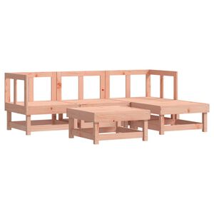 vidaXL 5 Piece Garden Lounge Set Solid Wood Douglas